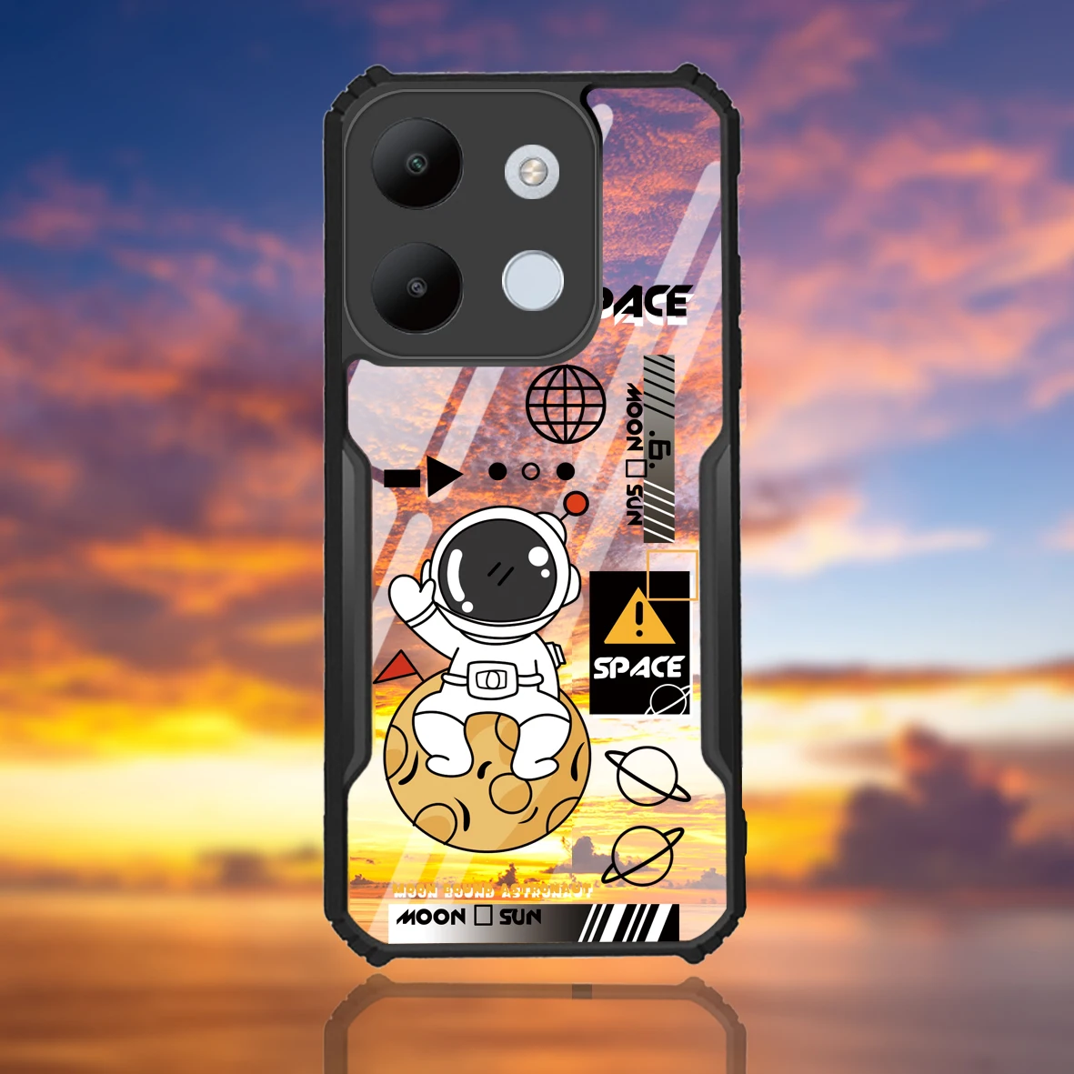 Для itel P65 P55 Plus P55+ NFC P55T RS4 A70 A60S A50 S24 S23 S23+ Прозрачный чехол для защиты от падения 05