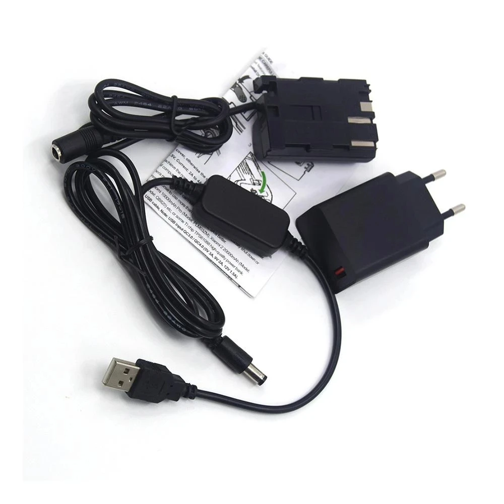 Модель аккумулятора DR-400, USB-кабель QC3.0 для Canon EOS 20D 30D 40D 5D 50D D30 D60