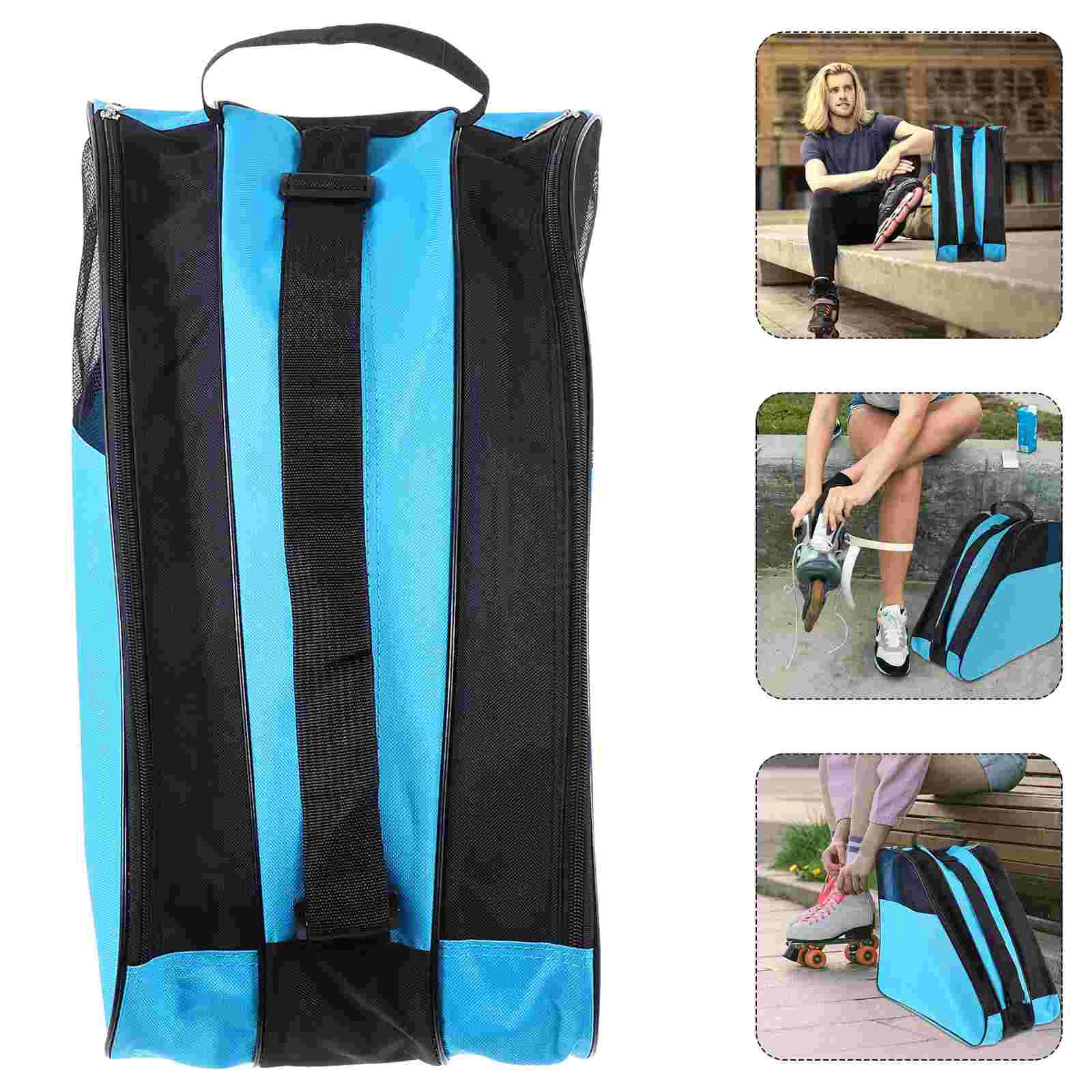 

1Pc Outdoor Practical Ice Skates Storage Bag with Handle Storage Pouch