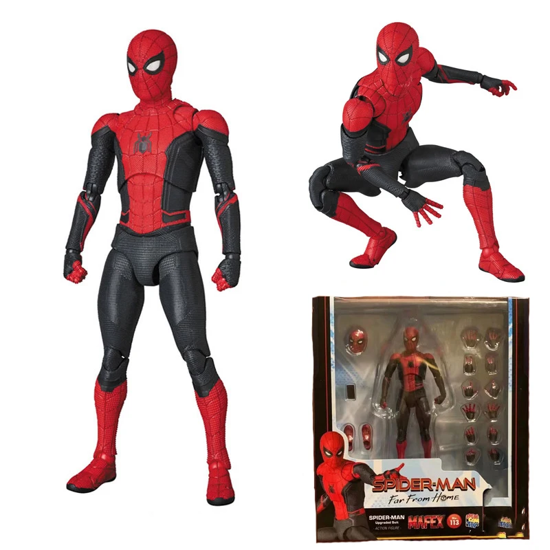 

Spider Man Action Figure Toys Spiderman Homecoming Deluxe Edition Multi-accessories Model Statue Doll Collectible Gift