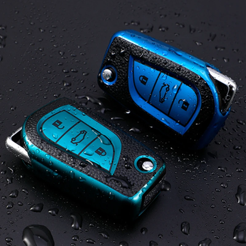 

TPU Car Remote Key Cover Case Shell Fob For Toyota Auris Corolla Avensis Verso Yaris Aygo Scion TC IM Camry RAV4 Forturner Hilux