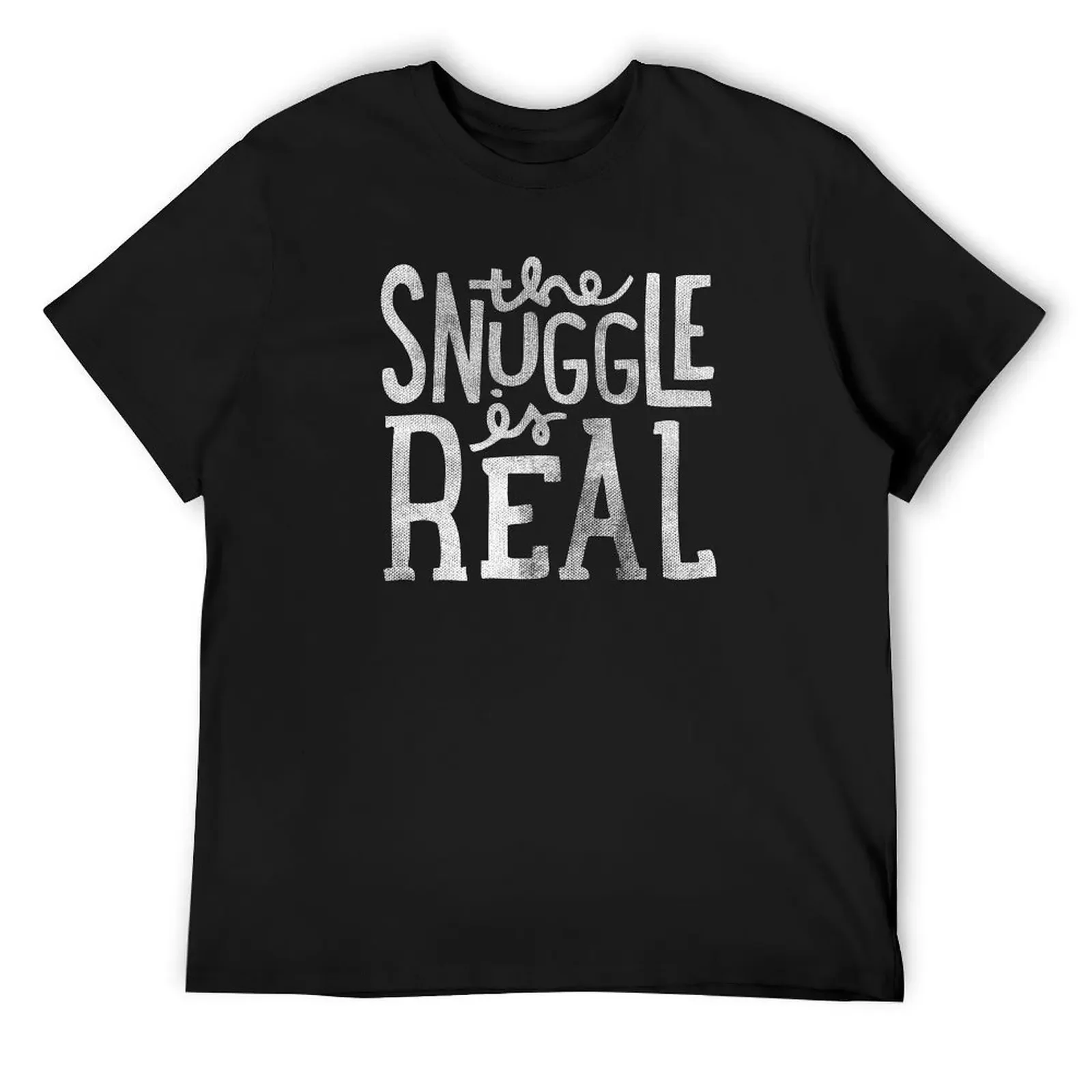 Snuggle is Real - черная футболка большого размера синие арховкие топы дешевые вещи