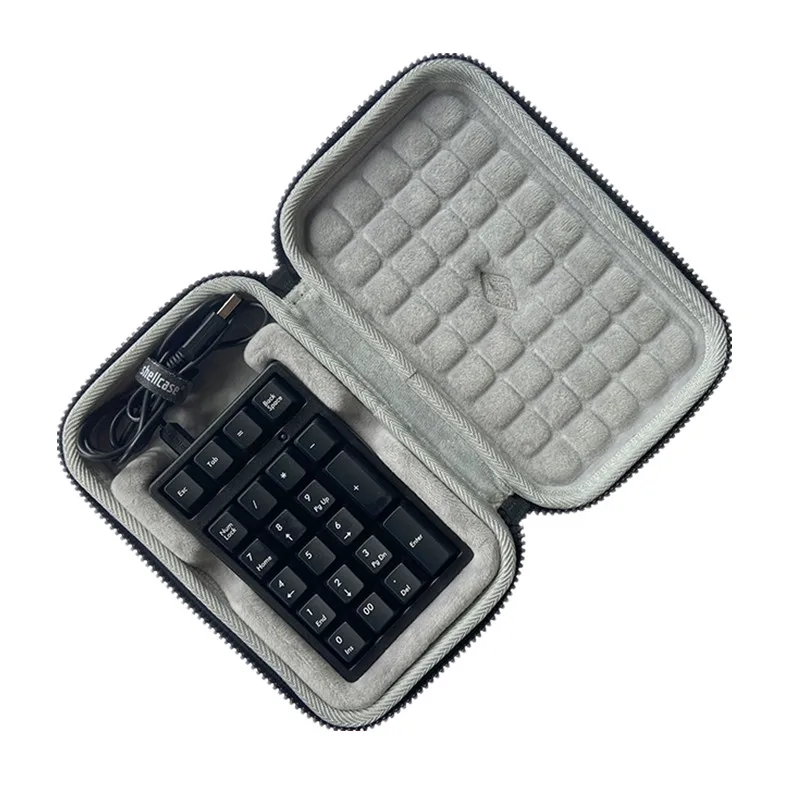 

For LEOPOLD FC210TP PD Numpad Bag for FILCO TKPad USB 22-key External Mechanical Numeric Keypad Storage Box EVA Hard Case