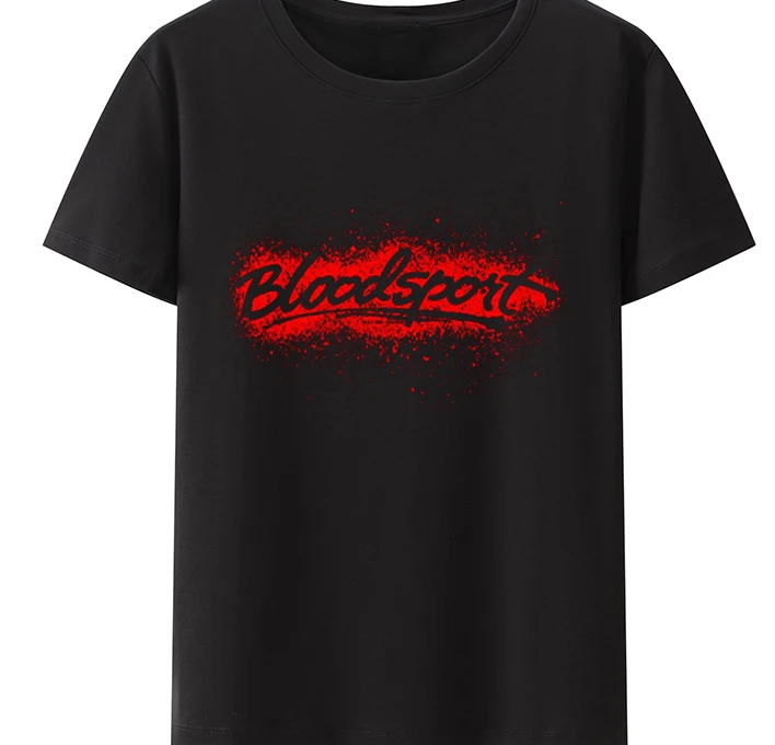 

Мужская футболка с логотипом кровоsport, Классическая футболка из фильма, мультяшная футболка, новая модная футболка унисекс