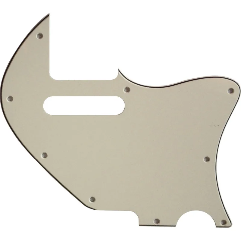 

Pleroo Custom Guitar pickgaurd - For Tele Merle Haggard f hole Thinline Scratch Plate, 3 Ply Parchment