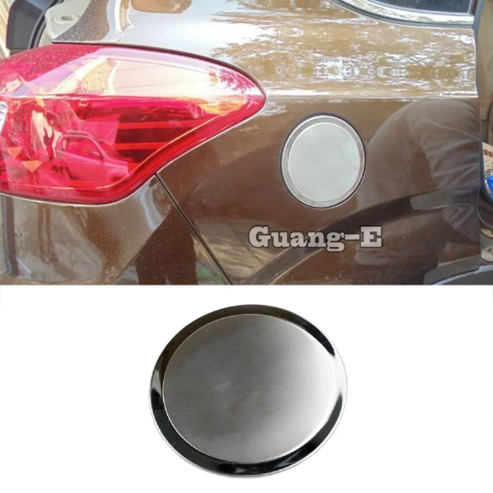 

For Chery Tiggo5 Tiggo 5 2014 2015 2016 2017 2018 Car Styling ABS Chrome Accessories Gas/Fuel/Oil Tank Cover Cap Frame Parts