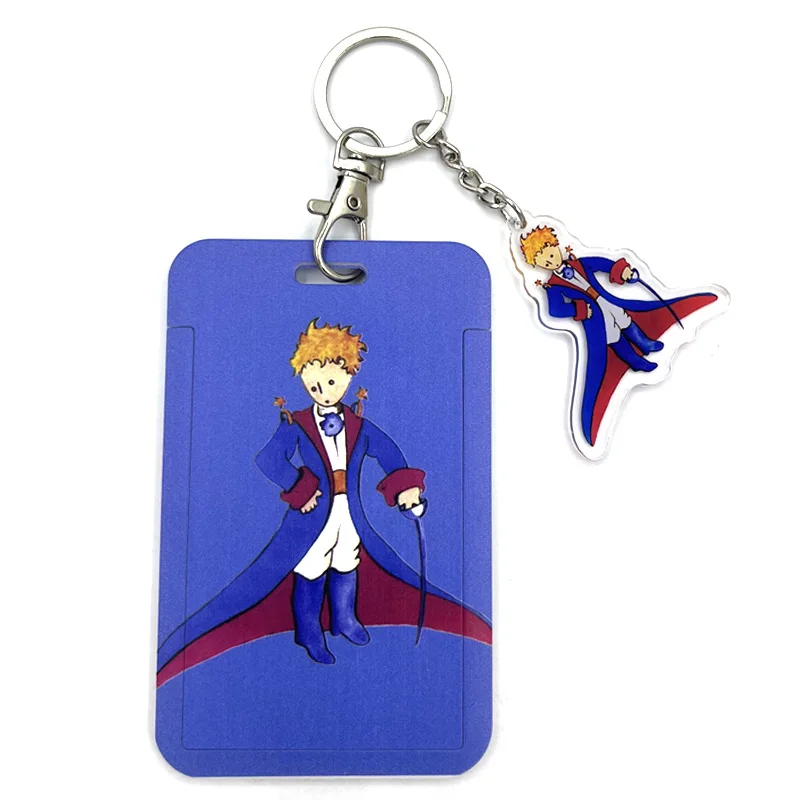 

Классический шнурок для кредитных карт Little Prince, держатель для удостоверения личности, студенческий Дорожный Чехол для карт для женщин, брел...