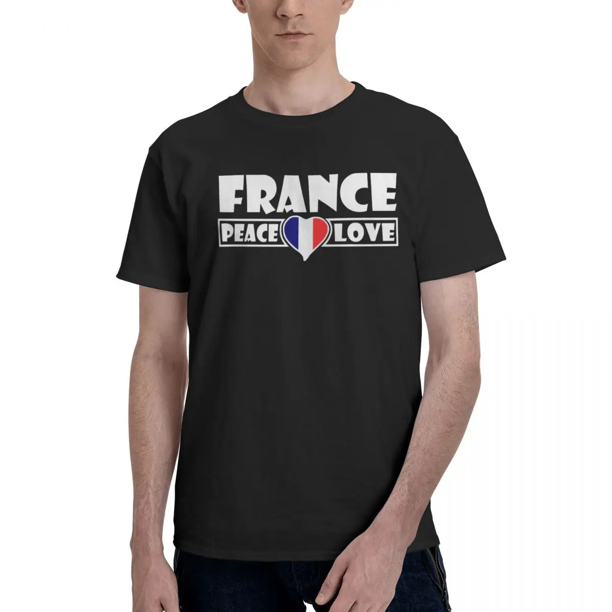 

Rﾩpublique Franﾧaise France Flag 9 Funny Graphic Move High grade Title Top tee Fitness Eur Size