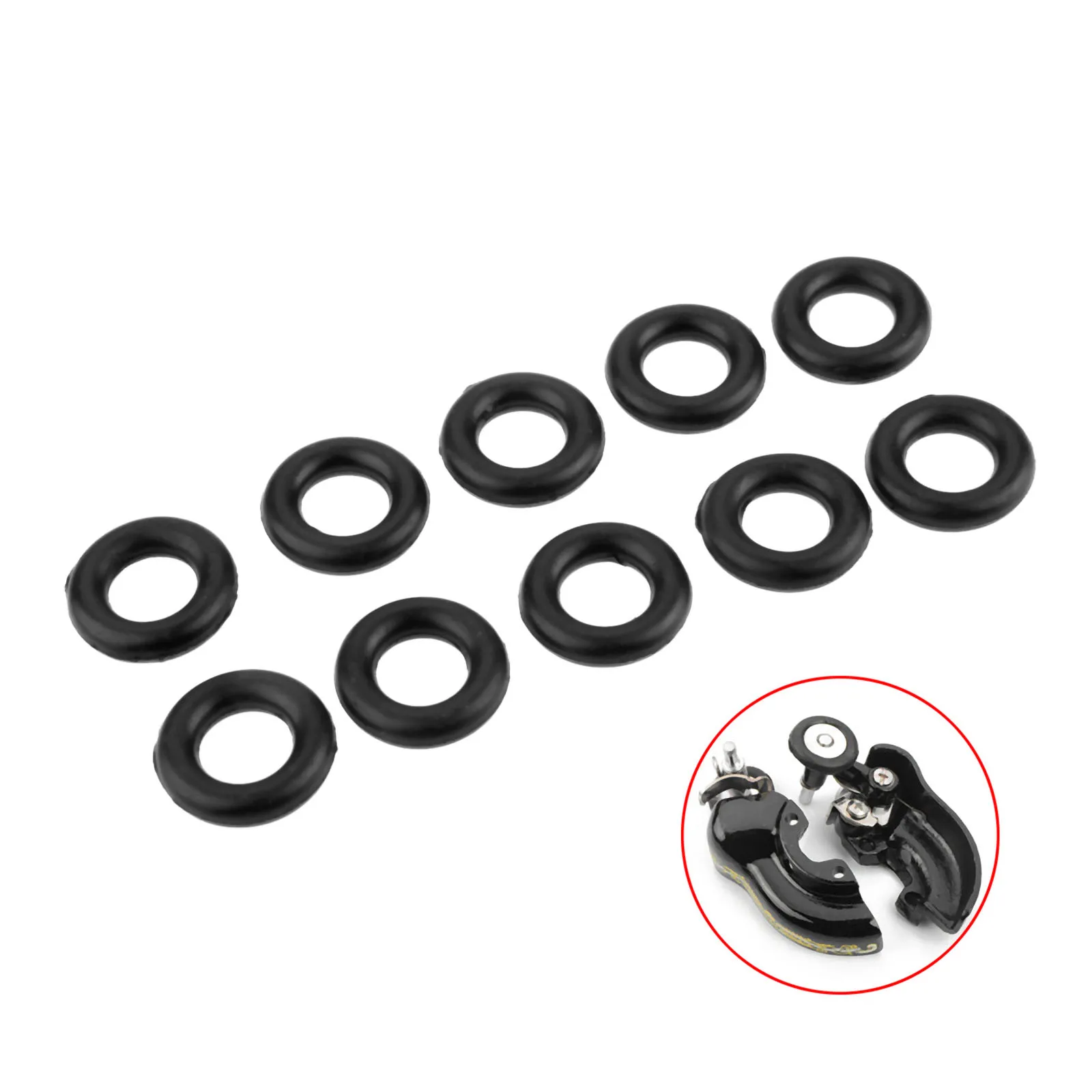 10PCS Sewing Acc Around The Coil Rubber Ring O-ring Bobbin Winder Friction Wheel For Sewing Machine 66/99/201/15/301/401/403/404 images - 6
