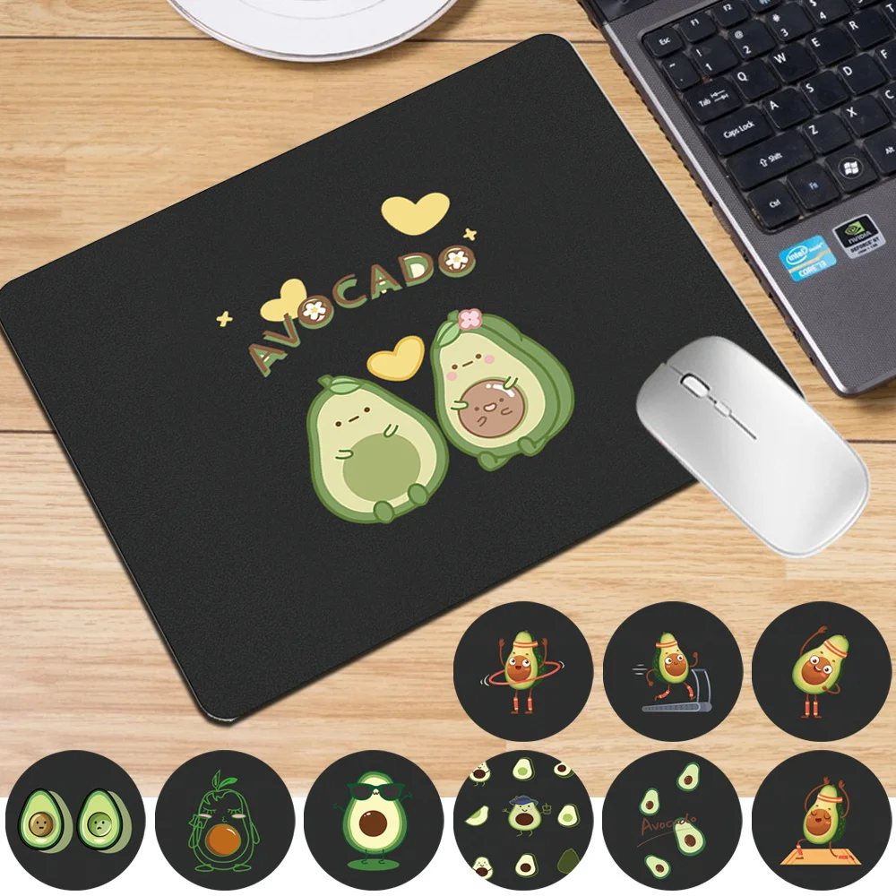 

Gaming Mousepad Avocado Series Laptop Computer Accessories Leather Universal Keyboard Mouse Pad Waterproof 25x21cm Mice Cushion