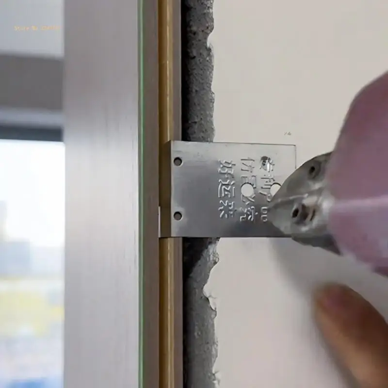 100 шт. крепежные детали для дверного кронштейна из нержавеющей стали деревянная