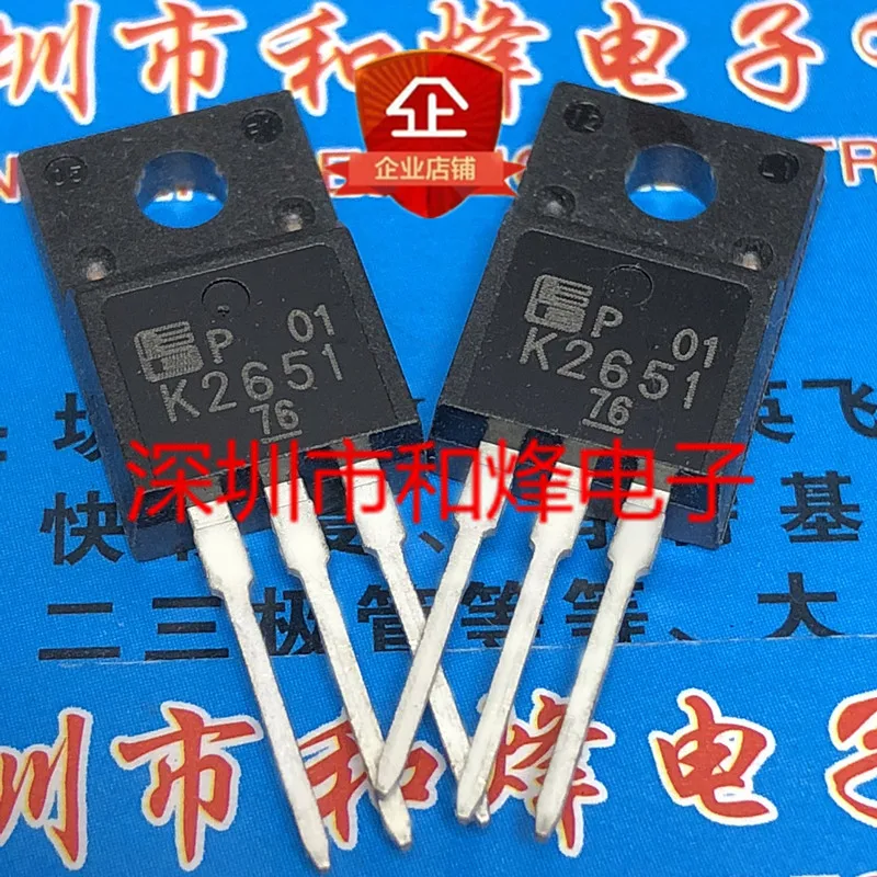 

5 шт.-10 шт. K2651 2SK2651 TO-220F 900V 6A оригинал в наличии