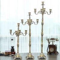 silver plate big floor candle holders silver candlestick wedding candelabra tall candelabras for home decor