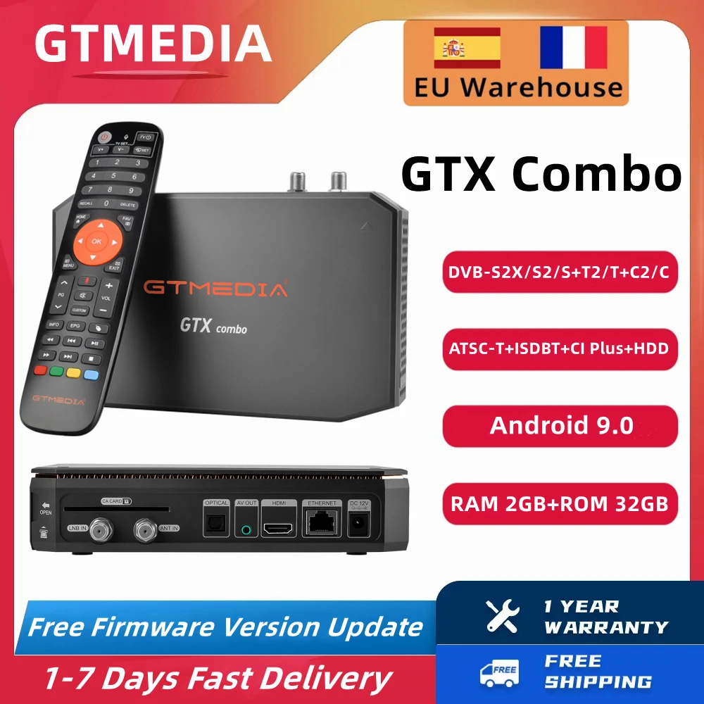 GTMEDIA GTX Combo 4K/8K Smart TV Box Android 9.0 | AliExpress