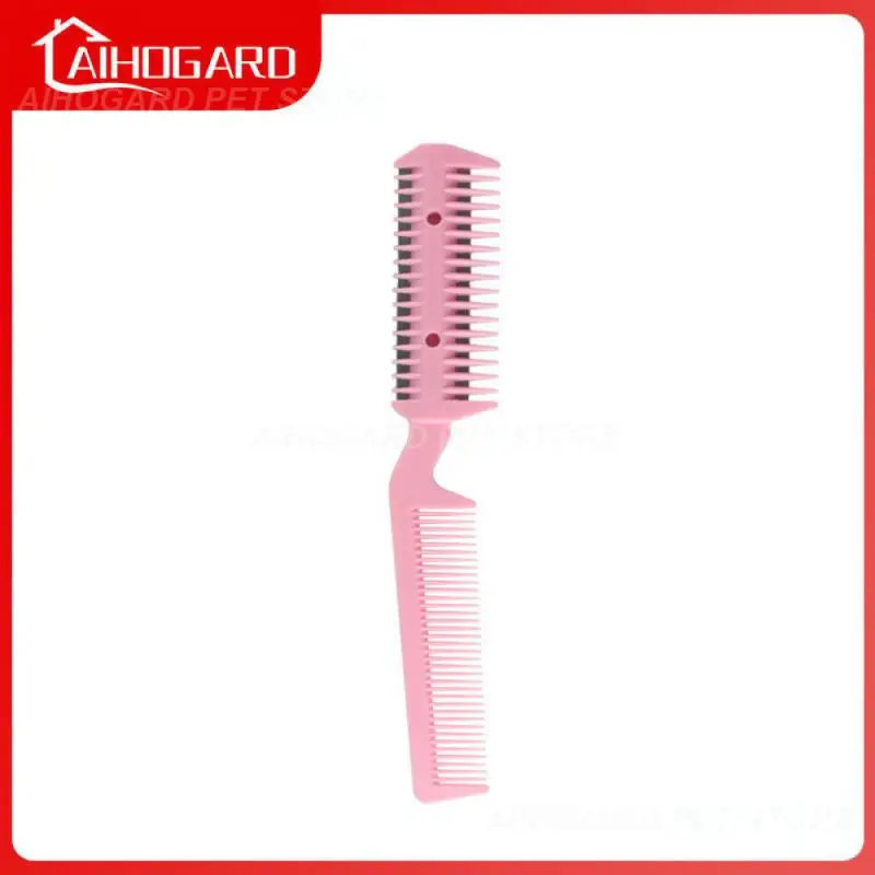 

Hair Trimming Comb Small Pet Hairdresser Stainless Steel Pet Comb Thin Haired Trimmed Comb Hair Dog Cat Comb Hair Comb Pink