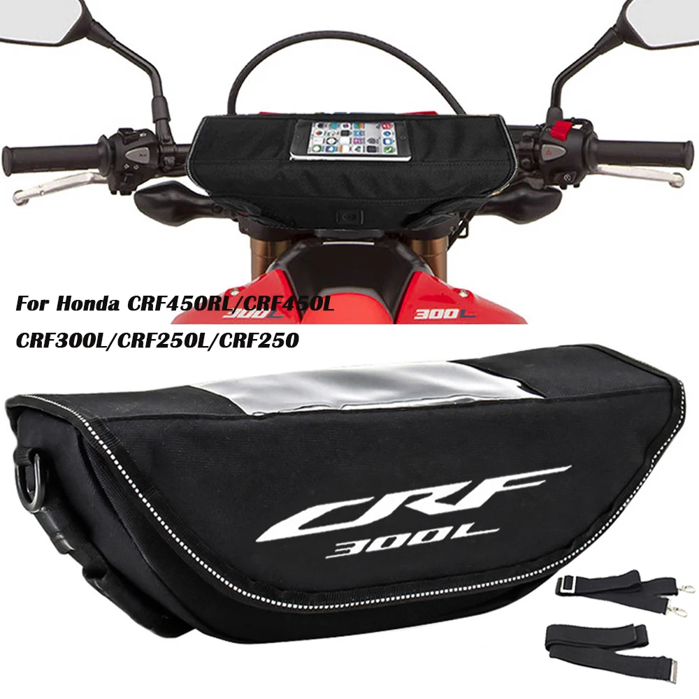 

For Honda CRF450RL CRF450L CRF300L CRF250L CRF 250 300 450 L Motorcycle Waterproof And Dustproof Handlebar Storage Bag