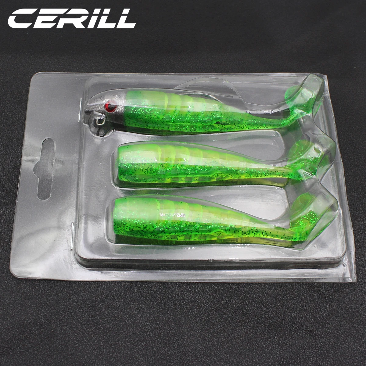 

Cerill 105mm 120mm Jig Head Soft Fishing Lure Worm Bait Paddle Tail with Hook Wobblers Silicone Minnow Bass Pike Swimbait Tackle