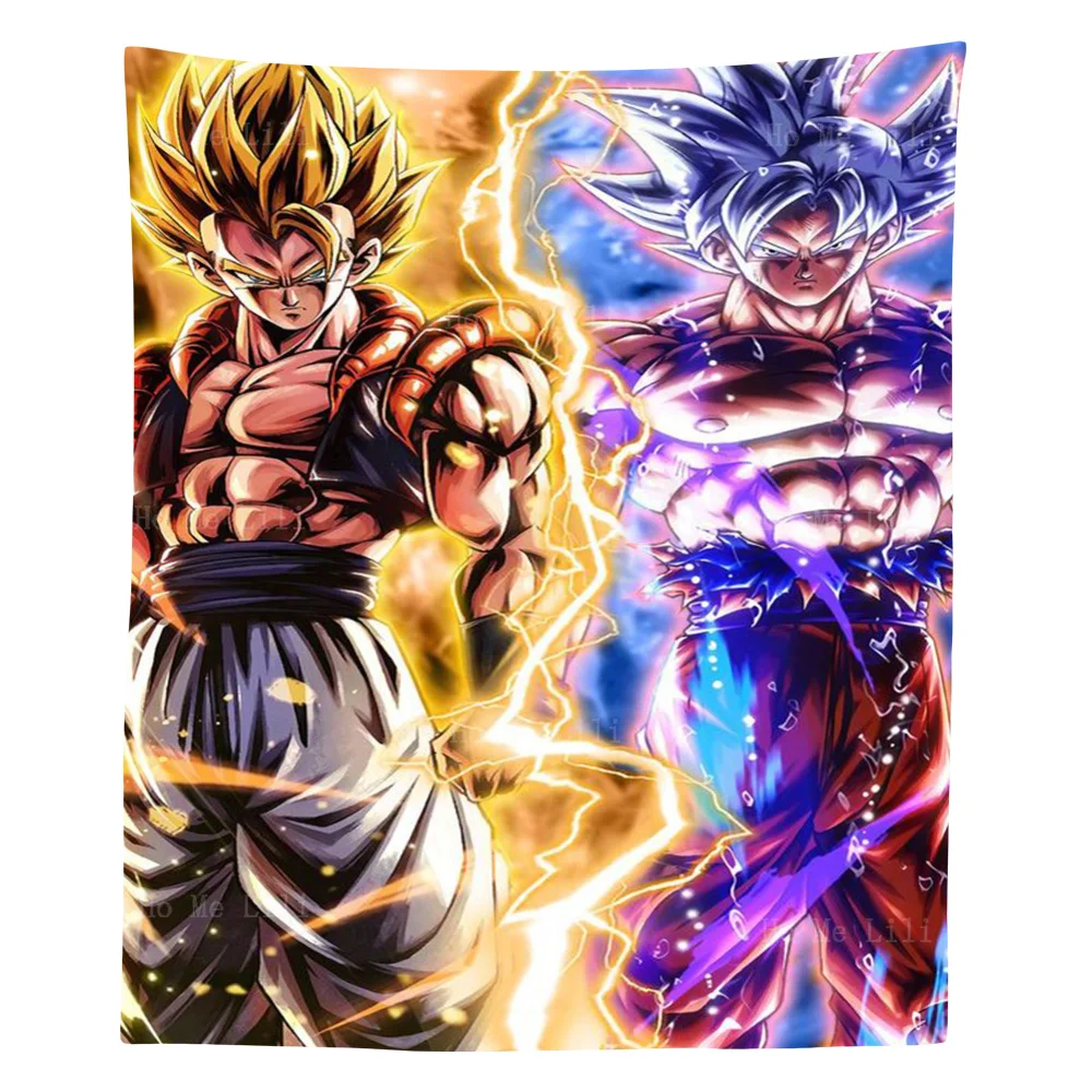

Japanese Anime Fictional Characters Muscle Men Dragon Super Instinct Wall Hanging Tapestry By Ho Me Lili For Livingroom Decor