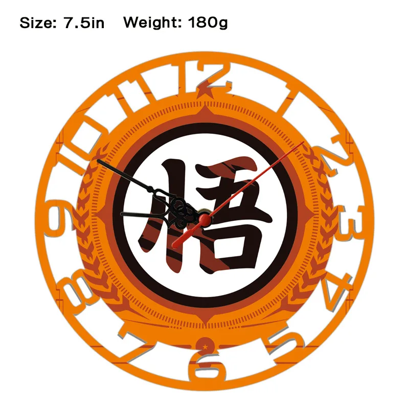 Цифровые настенные часы Dragon Ball аниме фигурка Сон Гоку детские игрушки подарки