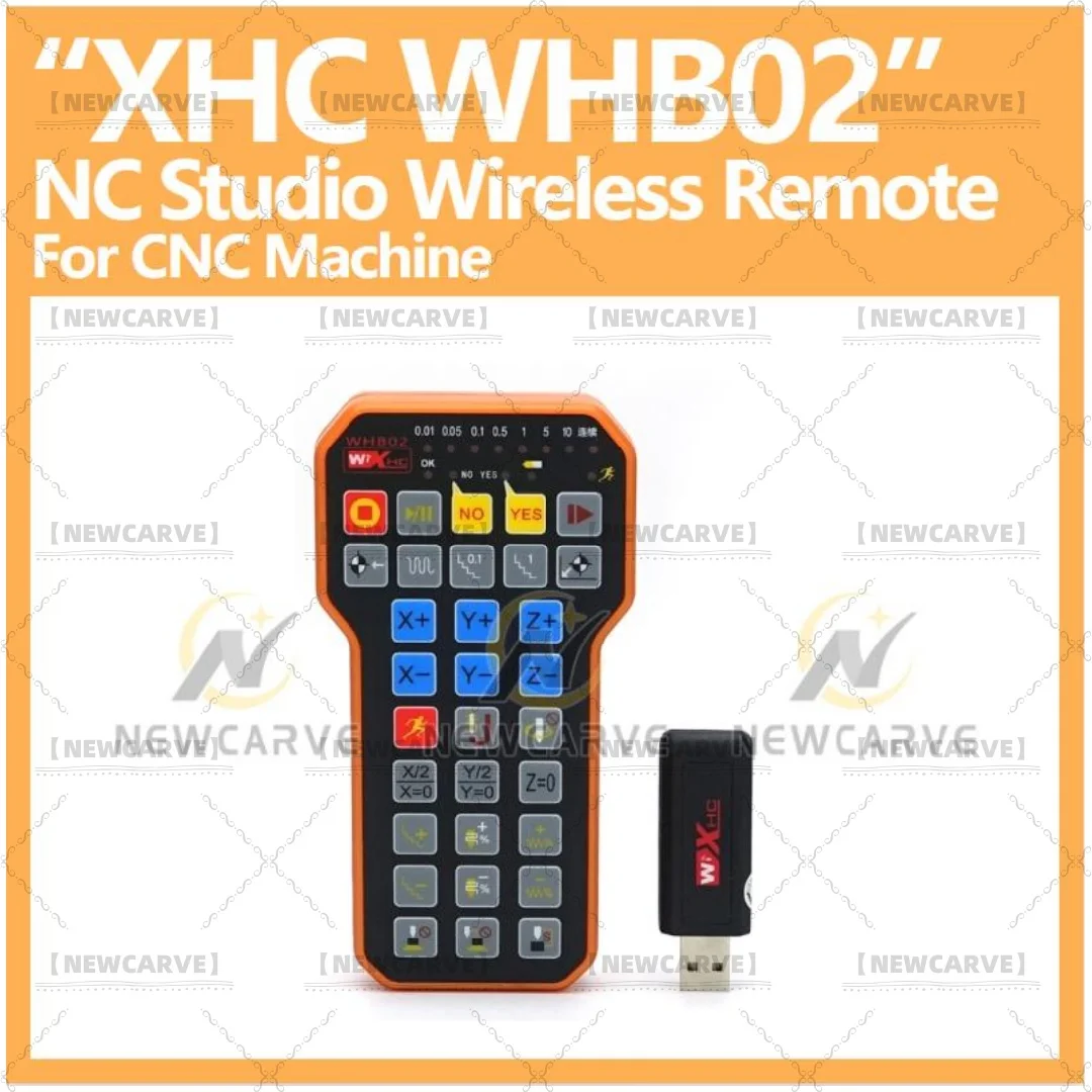 

Беспроводной пульт дистанционного управления NEWCARVE XHC WHB02 для гравировального станка