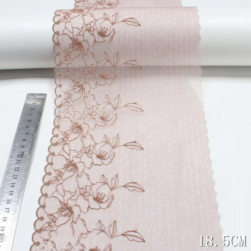 

78Yards Flower Fabric Embroidery Lace Trim Ribbons DIY Garment Wedding Wrapping Fabric DIY Materials High Quality