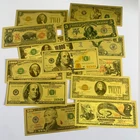 Купюра американского доллара, серебряные банкноты с покрытием из фольги, искусственные деньги, купюры долларов США, сувенирные подарки для коллекционной банкноты