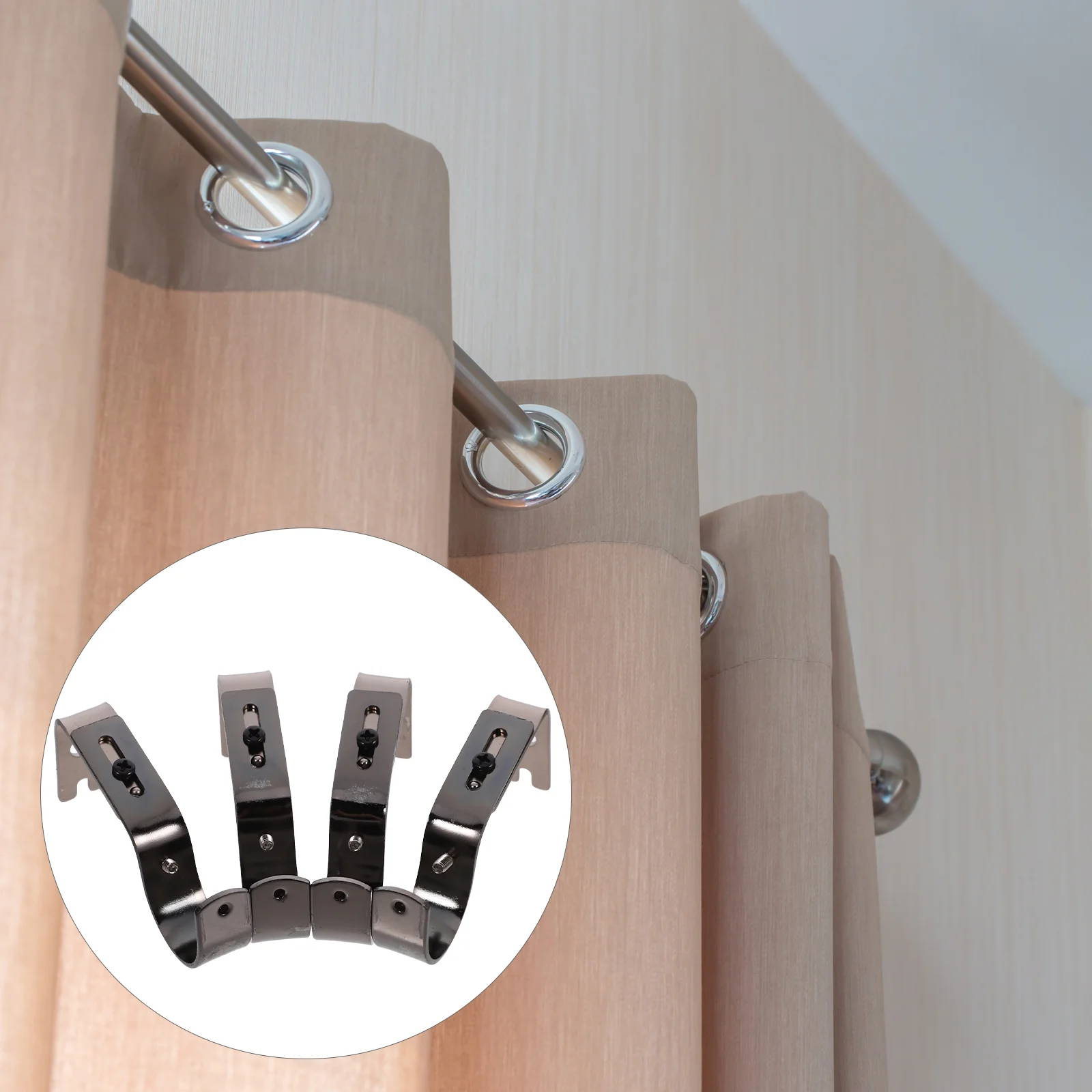 Кронштейн для карниза Кронштейны крепления стойки Опорный держатель Крючки