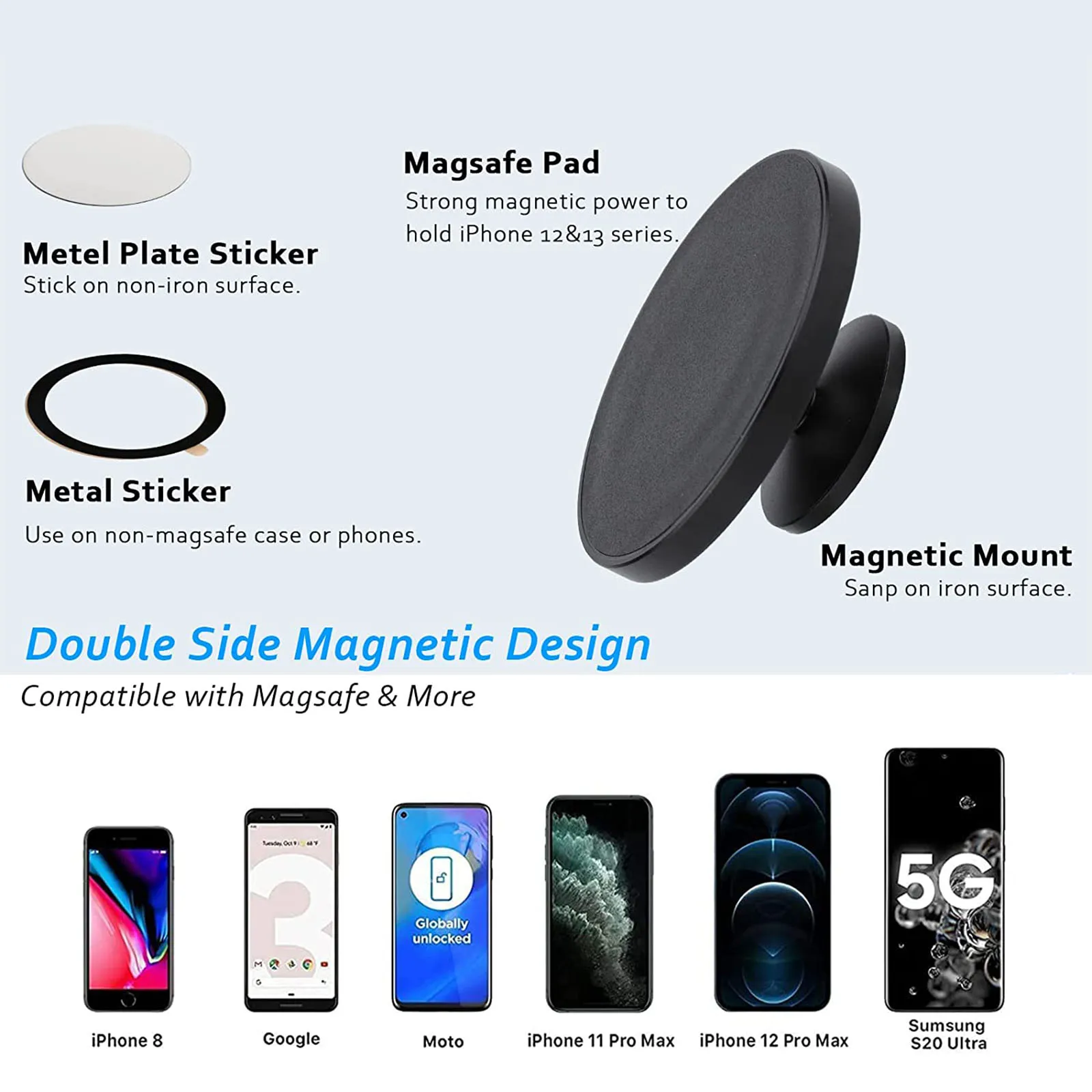 Magnetic Phone Holder for Magsafe for Gym Mag-Safe Phone Mount for Peloton Bike Treadmill for iPhone 14 13 12 Pro Max Plus Mini images - 6