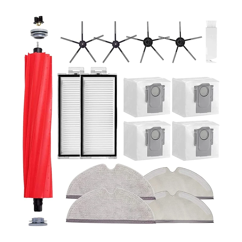 

Запчасти для робота-пылесоса Xiaomi Roborock Q7 Max Q7 Max + Q7 Plus T8, основная боковая щетка, фильтр, мешок для швабры, пыли