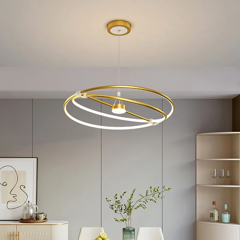 Минималистичные светодиодные люстры комнатная лампа для гостиной спальни