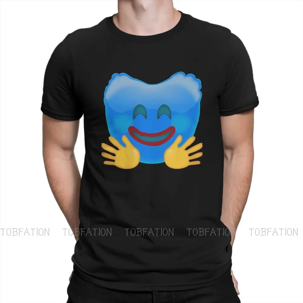 

Модные футболки для игры Huggy Wuggy Hug, топы в стиле Мак для игр, мужские топы из чистого хлопка, футболка большого размера с круглым вырезом
