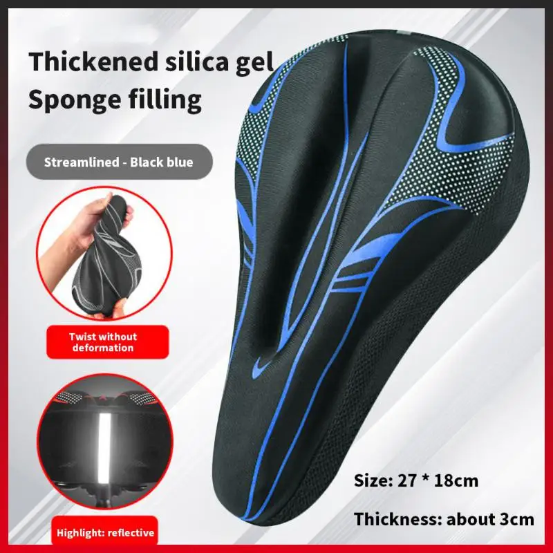 

Мягкий чехол на сиденье велосипеда, Воздухопроницаемый удобный шоссейный велосипед, высокая эластичность