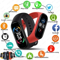 2022 m6 smart watch men women bluetooth smartwatch heart rate sports fitness bracelet for apple iphone android xiaomi mi watches