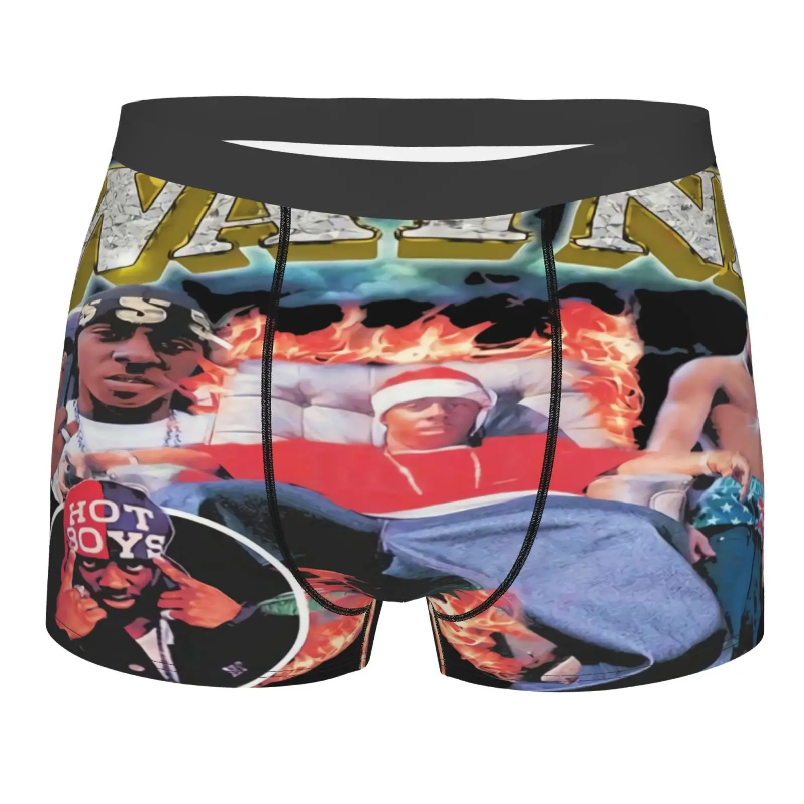 

Трусы мужские/женские зеленые с принтом, большие размеры до 4Xl