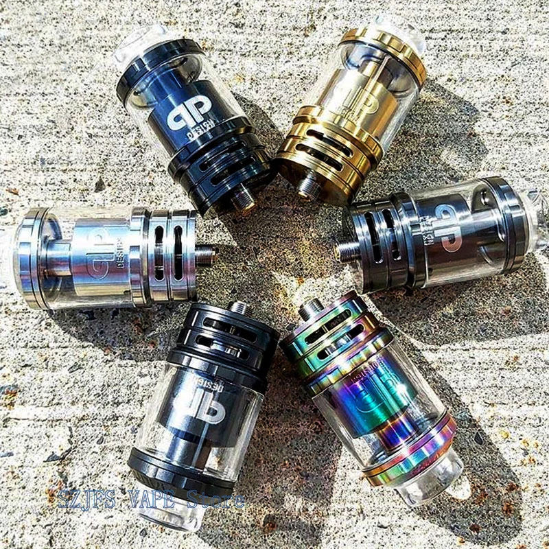 

QP Designs Fatality M25 RTA tank 25mm 4ml/ 5ml dual single coil 810 Drip Tip top filling Rebuildable RTA vs gtr Juggerknot rta