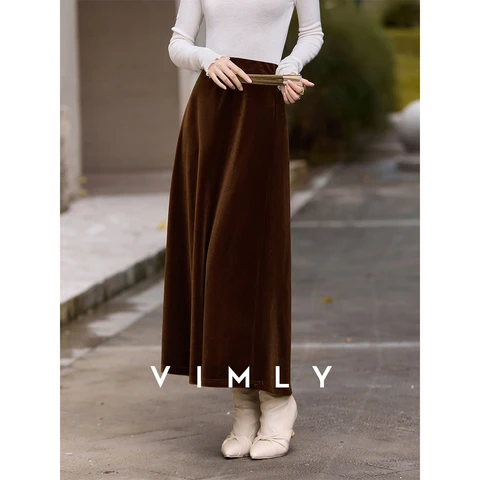 Vimly женская вязаная юбка из полиэстера