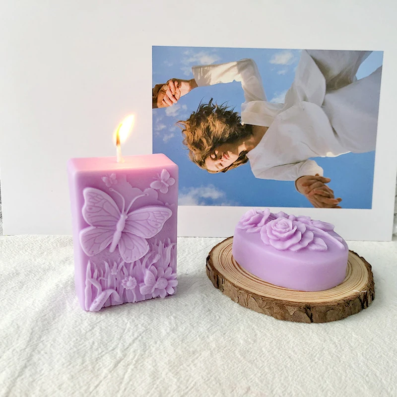 Квадратная силиконовая 3D форма для мыла ручной работы сделай сам помадки торта