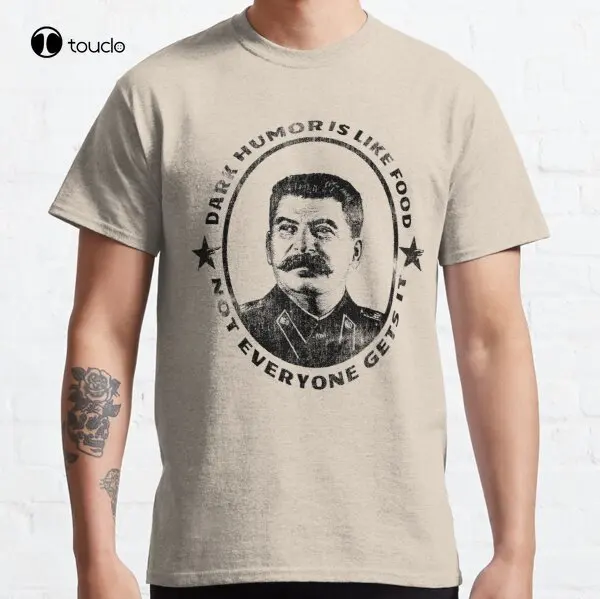 

Vintage Soviet Funny Stalin Dark Humor Ussr Retro Cccp Russian Classic T-Shirt Tee Shirt T Shirts For Men Fashion Custom Gift