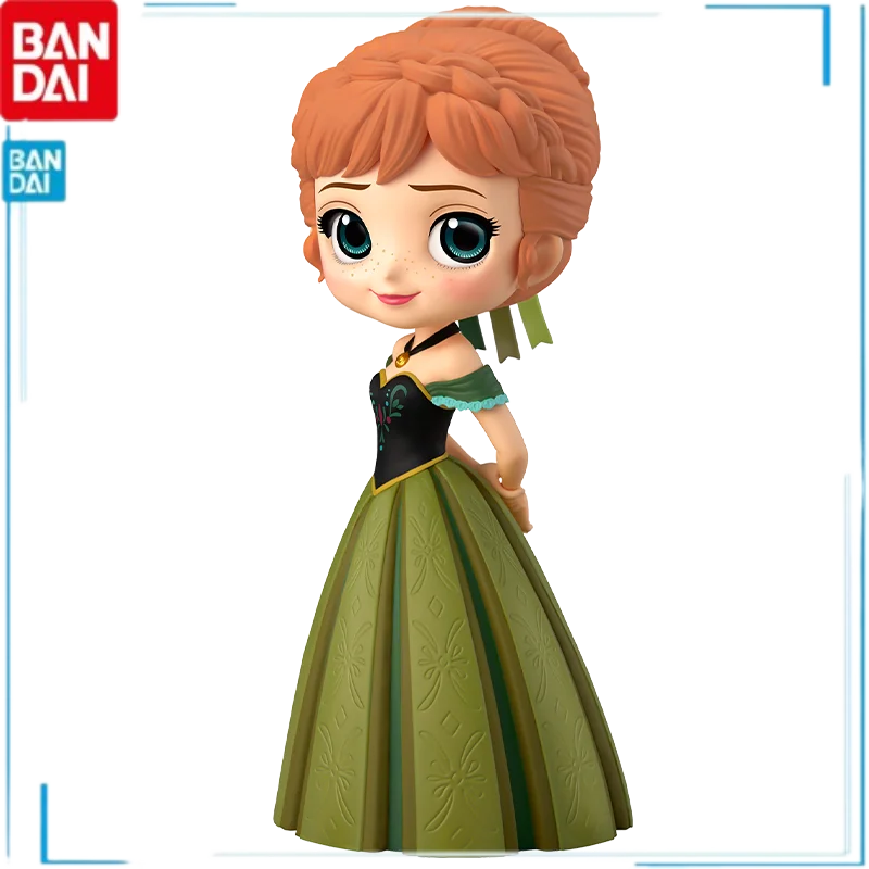 

Bandai Anime Figures Q-version Disney Frozen Anna Coronation Dress Style A Action Figure Cartoon Characters Ornaments Brinquedos