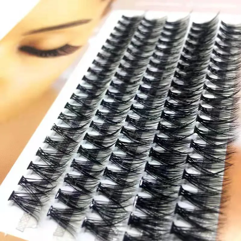 100Cluster/box Individual EyeLashes Professional Makeup Grafting False Eyelashes eyelash extension bunche Free Shipping - купить по
