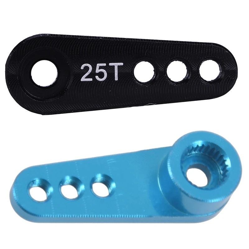 

2X 28,5 мм 25 т зубчатый рулевой половинный сервопривод рулевой гудок для 1/10 RC модели автомобиля Traxxas осевой черный и синий