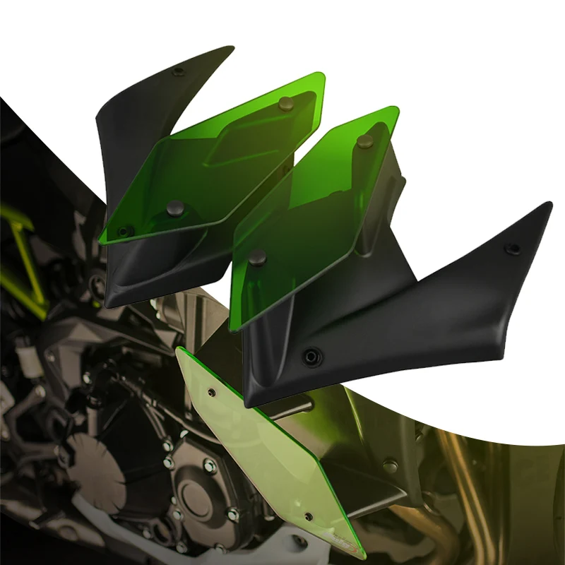 

Нажимной спойлер для мотоцикла Kawasaki Z900, модификация обтекателя с неподвижным крылом, боковое крыло, спойлер на лобовое стекло