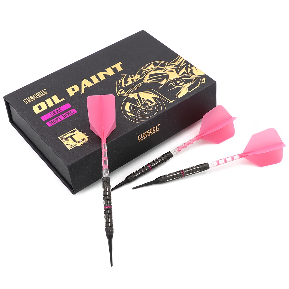 CUESOUL SEAT 21 г Набор дротиков из 90% вольфрама с мягким наконечником и полетами для Rost