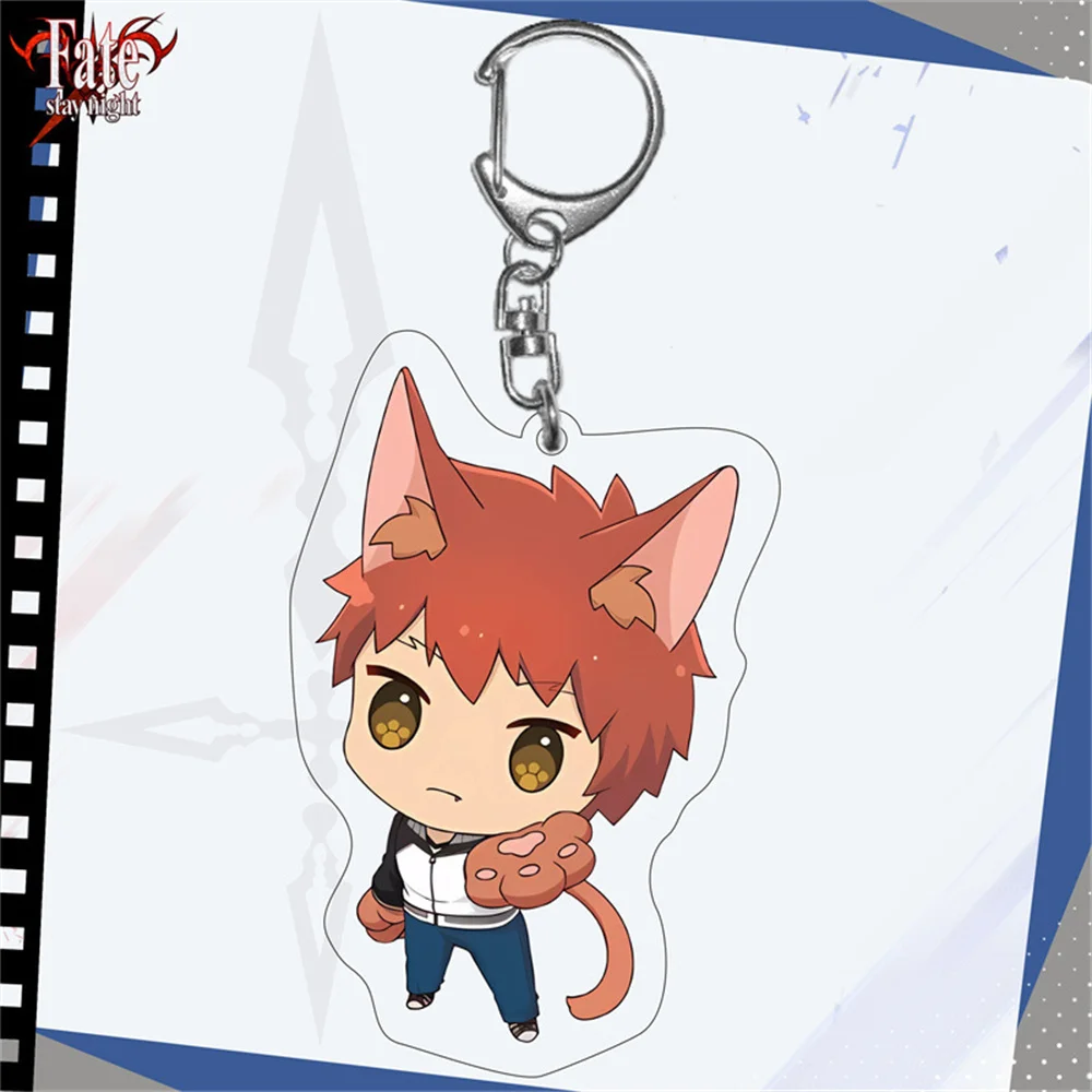 Двусторонний акриловый подвесной брелок Fate SABER Yuesaka Rin из Аниме периферийных