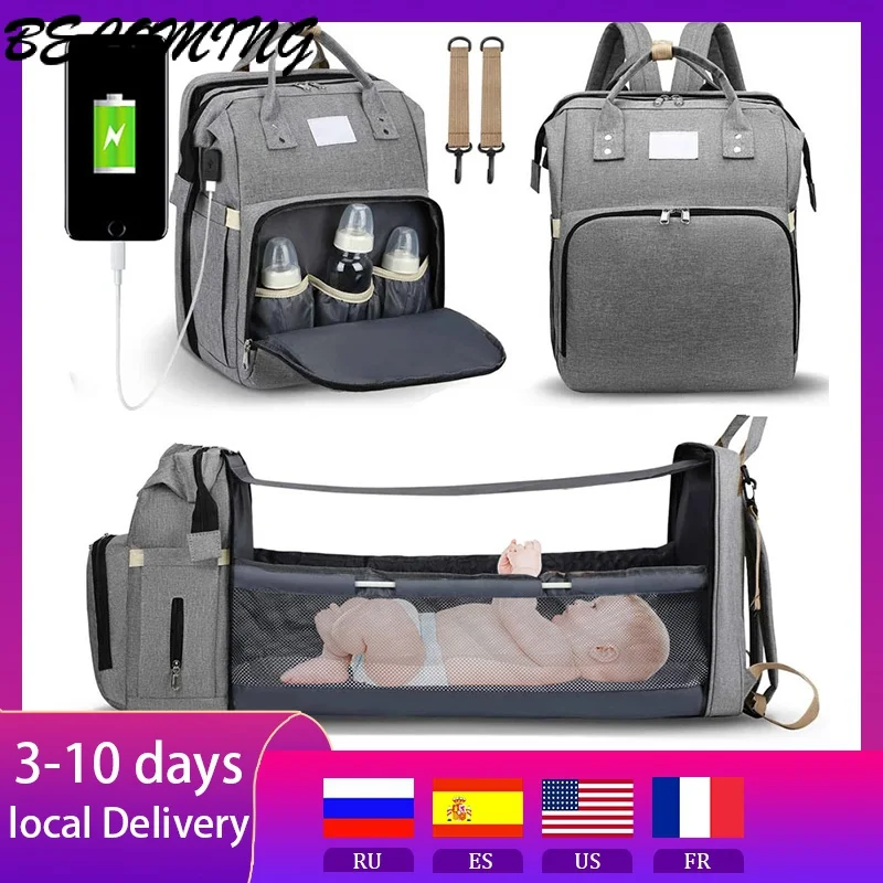 

Baby Diaper Bag Nappy Stroller Bags For Baby Maternity Bag Backpacks Crib Newborn Mommy Bag Changing Table Baby Bags For Mom