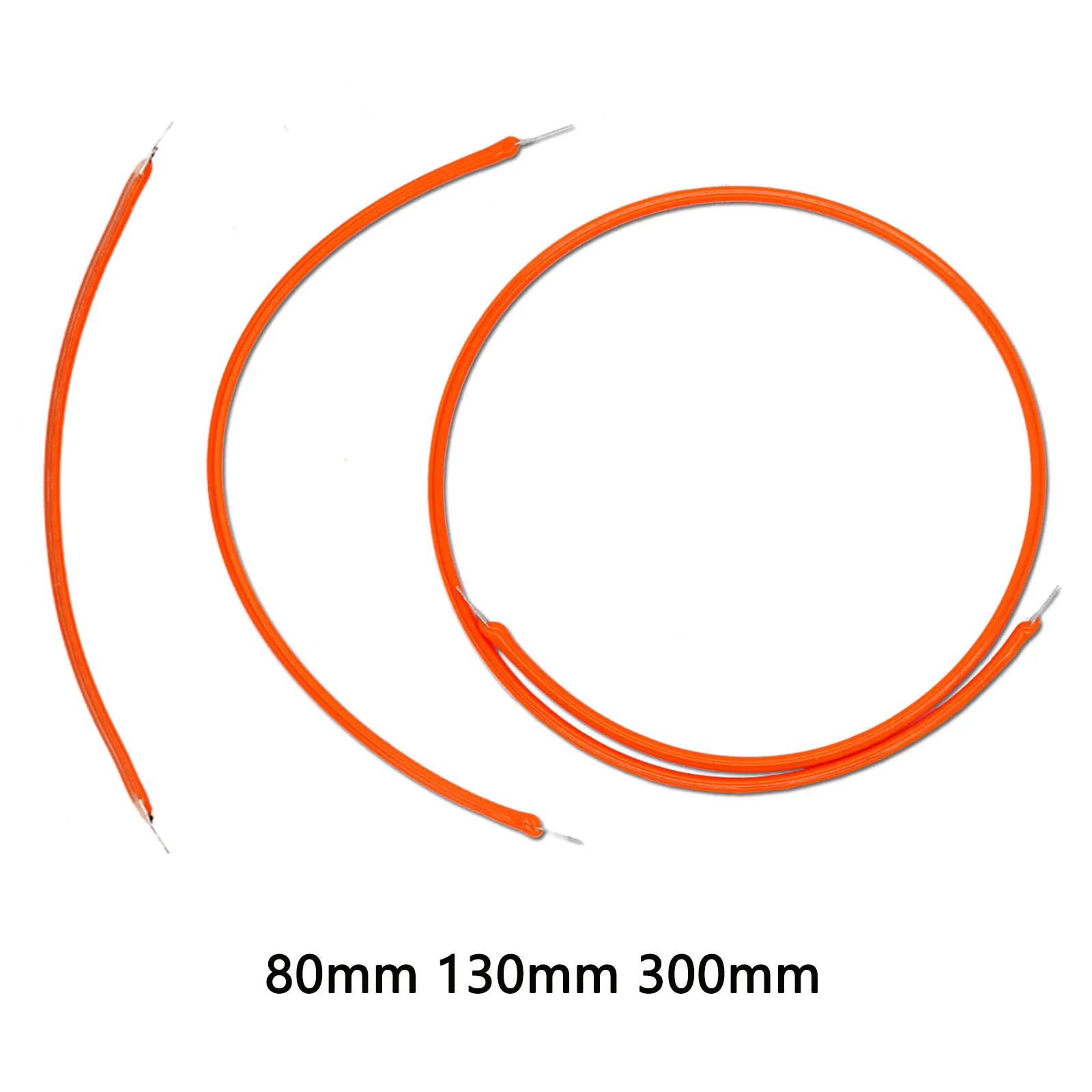 

3pcs Edison Bulb Filament Lamp Parts Diode Flexible Filament DC3V 80mm 130mm 300mm Warm White Red Green Blue Pink