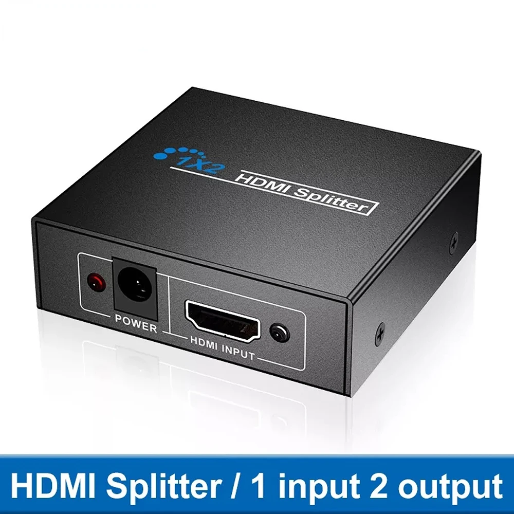 

4K HDMI-совместимый сплиттер 1x4 1x2 Full HD 1080P видео HDMI переключатель 1 в 4 Выход Усилитель адаптер для HDTV DVD PS3 Xbox