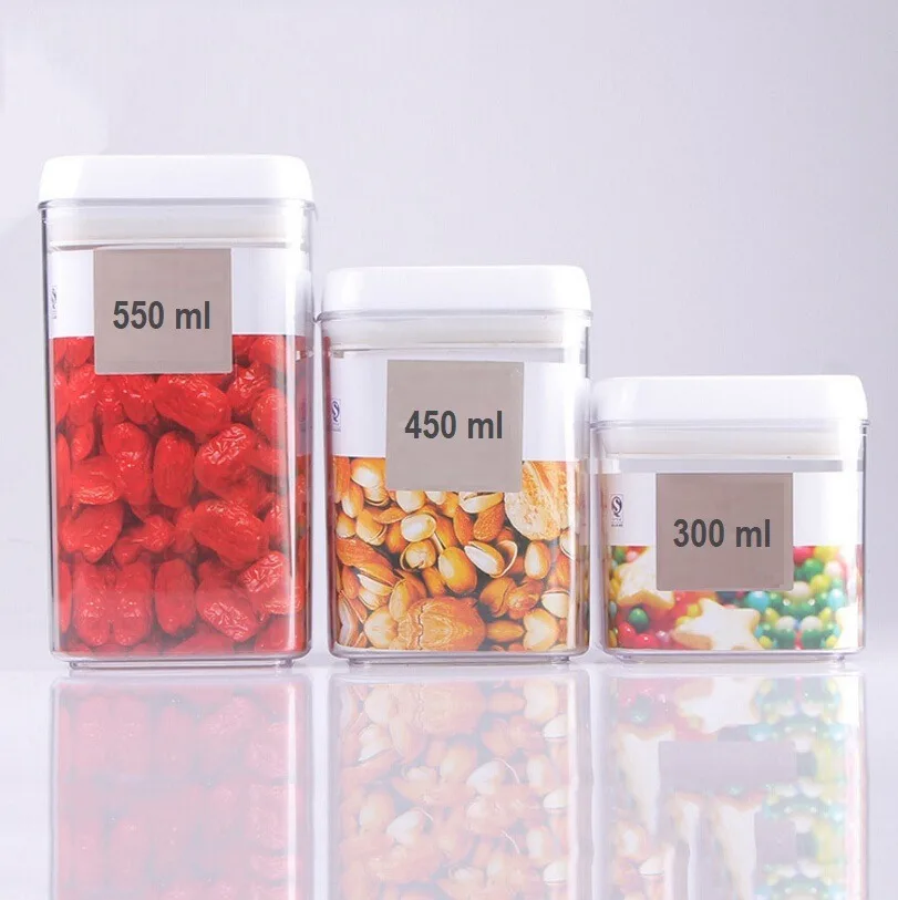 

Kit 3 Potes Herméticos Biscoito Grãos Cereais Chocolate Granola