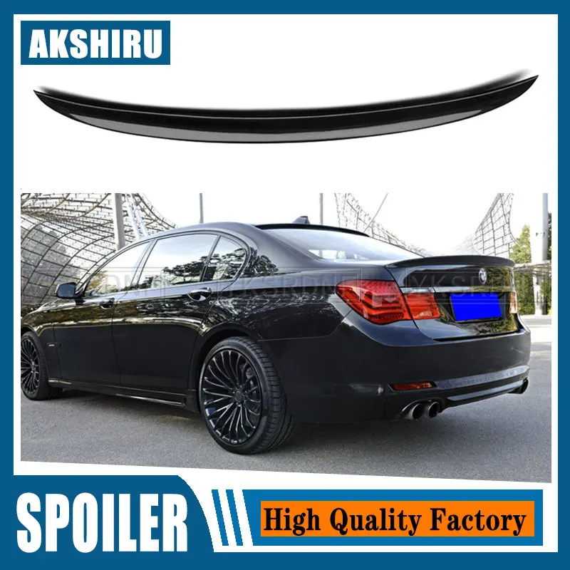 

Подходит для BMW 7 серии F01 спойлер 2008-2014 года седан глянцевый черный углеродное волокно заднее крыло стиль AC спортивные аксессуары Корпус Ком...