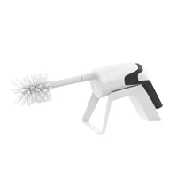 Kitchen Clean Brush with 4 Replaceable Brush Heads Household Cleaning Tool for Bathroom,Tile Floor,Bathtub,Toilet...